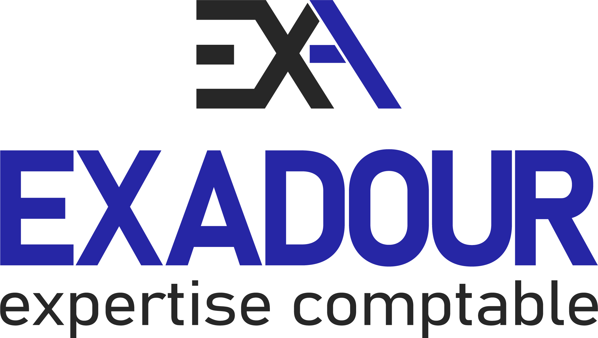 logo-exadour-vertical Logo de Exadour, cabinet d'expertise comptable